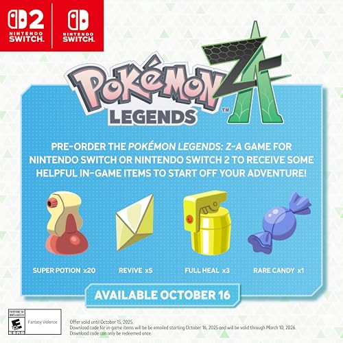 Nintendo Switch™ 2 + Pokémon™ Legends: Z-A - Nintendo Switch™ 2 Edition Bundle