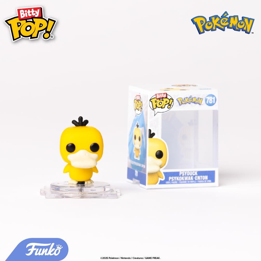 Funko Pop! Bitty: Pokemon - Bulbasaur, Flareon, Pichu, and Charizard - 0.9 Inch (2.2 Cm) Collectable - Gift Idea - Stackable Display Shelf Included - Gift Idea - Party Bags Stocking