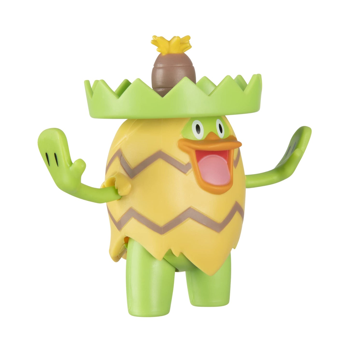 Pokémon Grass-Type Battle Figure Pack, Ludicolo, Ivysaur, Grookey - 4.5, 3, 2-inch - Kids Pokémon Fans - Amazon Exclusive