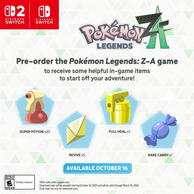 Pokémon™ Legends: Z-A – Nintendo Switch™ 2 Edition