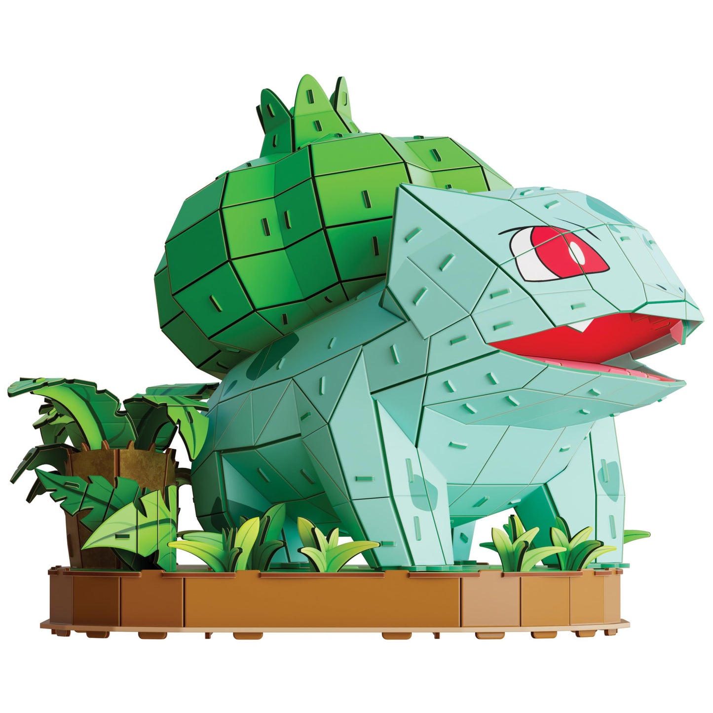 4D Build, Pokémon Bulbasaur 3D Model Kit, Pokémon Figure, Kanto First Partner Collection, Desk Décor, 195 Pieces, for Ages 12 & Up