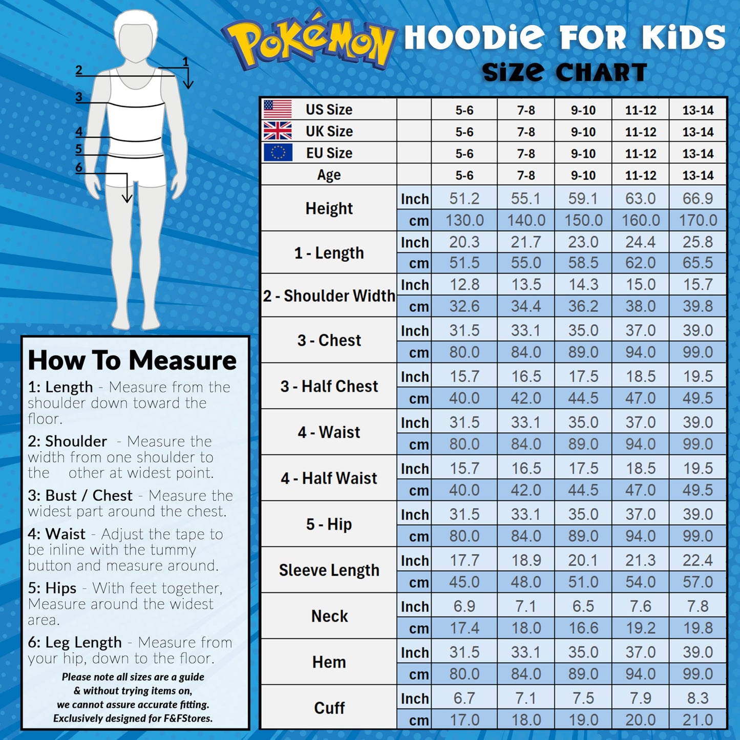 Pokemon Hoodie for Boys & Teens Hooded Sweatshirt Warm Anime Pikachu Sweater (Black/Yellow Bulbasaur, 9-10 Years)