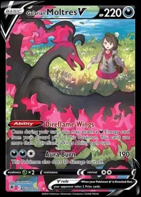 Pokemon - Galarian Moltres V - TG20/TG30 - Astral Radiance - Trainer Gallery - Ultra Rare