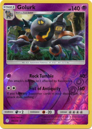 Crystalcommerce Golurk - 90/236 - Rare - Reverse Holo Trading Card - Anime - Non-Sports Trading Card Single - Near Mint - 1 Piece