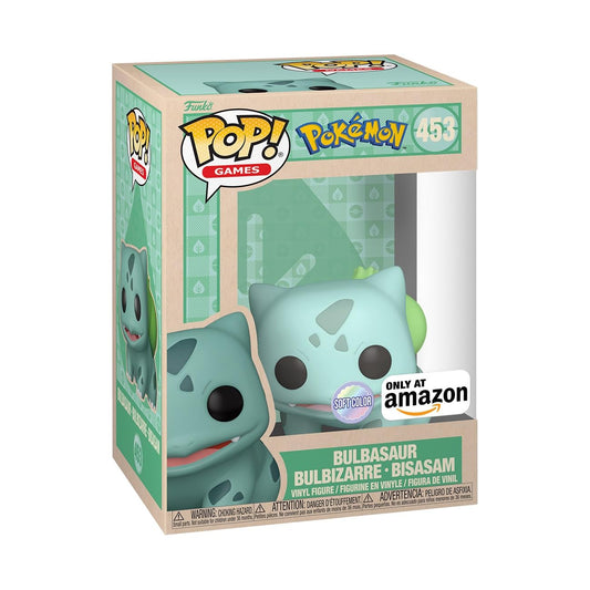 Funko Pop! Games: Pokemon - Bulbasaur - Soft Color - Amazon Exclusive - Collectable Vinyl Figure - Gift Idea - Official Merchandise - Toys for Kids & Adults - Video Game Fans