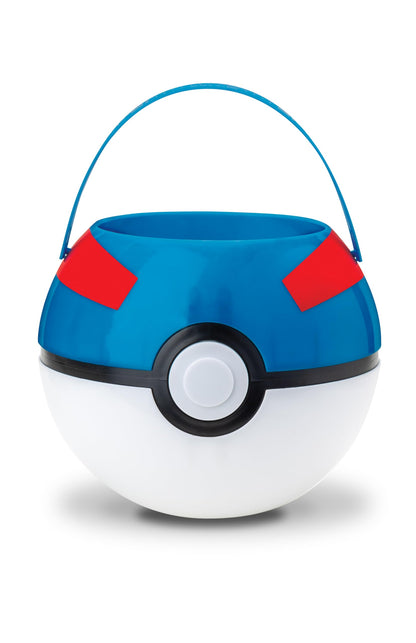 Disguise Great Ball Pokemon Treat Pail, Official Pokemon Kids Costume Accessory