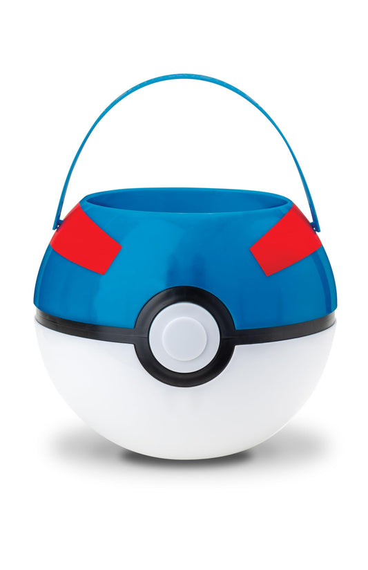 Disguise Great Ball Pokemon Treat Pail, Official Pokemon Kids Costume Accessory