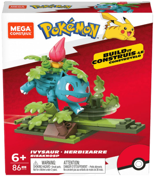 Mega Construx Pokemon Ivysaur 86 Pieces