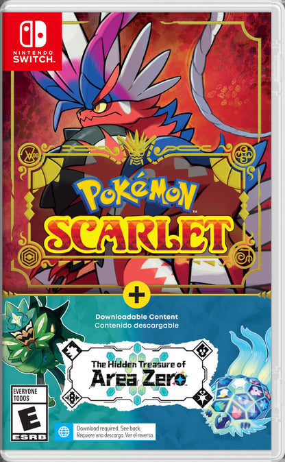 Pokémon™ Scarlet + The Hidden Treasure of Area Zero Bundle (Game+DLC) - US Version